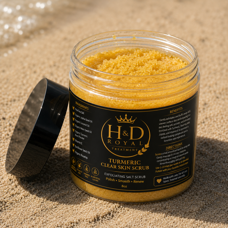 Turmeric Clear Skin Scrub (Clear skin in a bottle)
