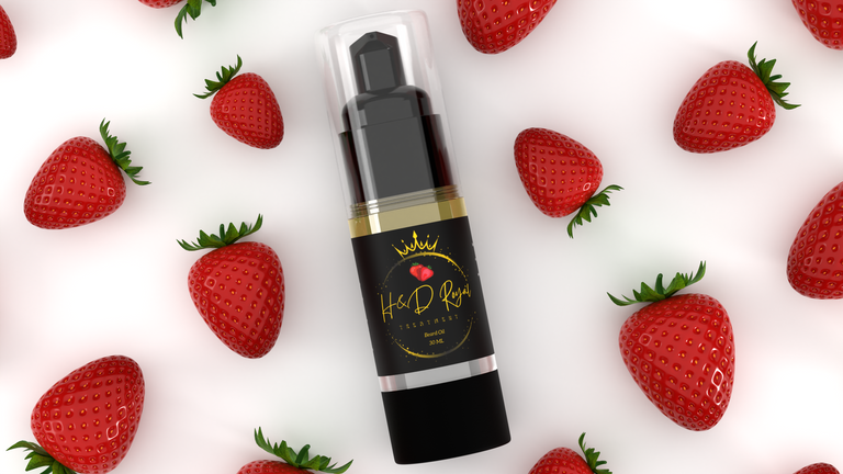 Strawberry Beard oil (Promotes Beard Growth)