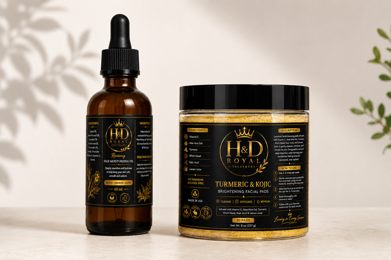 Tumeric koljic Pads and Face Moisturizer Oil Combo (Say bye to dark spots, and Hi to your Glow)