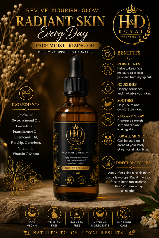 Reviving face Moisturizer Oil